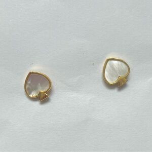 Kate Spade New York Pearl Gold Everyday Spade Studs